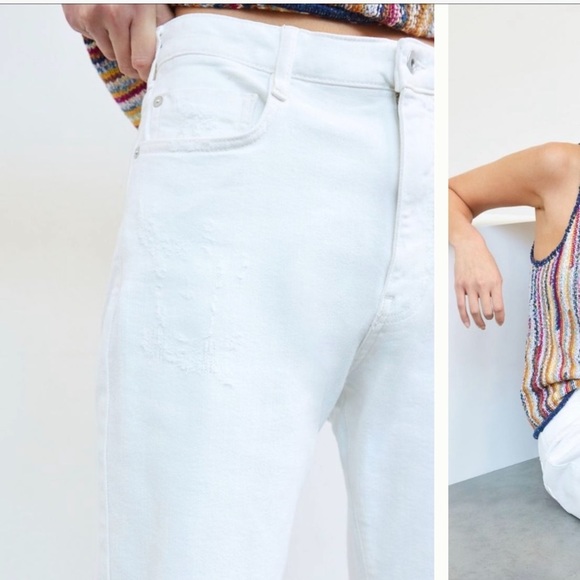 ANTHROPOLOGIE NWT Pilcro The Borrowed Boyfriend Jeans Size 28. - Picture 3 of 13